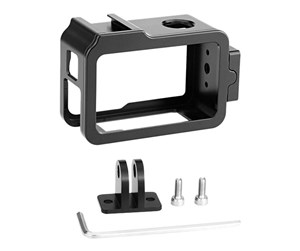 Actionkamera  - Tilbehør - Puluz Metal Cage with Cold Shoe for DJI Osmo Action 4/3 - PU928B