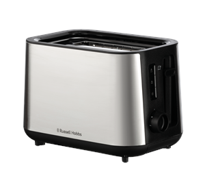 Brødrister - Russell Hobbs Brødrister Heaton 2Slice - Brushed stainless steel - 27390-56