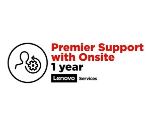 Service & Support - Lenovo Onsite + Premier Support - extended service agreement - 1 year - on-site - 5WS0U96087