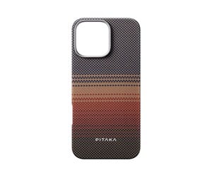 Mobil - Deksel og etui - PITAKA Tactile Woven Case Sunset - iPhone 16 Pro - KI1601SU