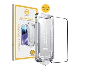 Mobil - Beskyttelsesglass - Mobile Origin Yellow Screen Guard with easy application iPhone 16 Pro Max - SGZ-i16ProMax