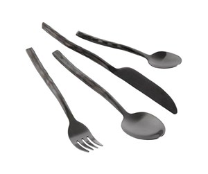 Servering & Servise - Muubs - Cutlery Uta - Silk Matt Black - 16 pcs. (9400002105) - 9400002105