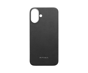 Mobil - Deksel og etui - PITAKA Ultra-Slim Case Black/Grey Twill - iPhone 16 Plus - KI1601MA