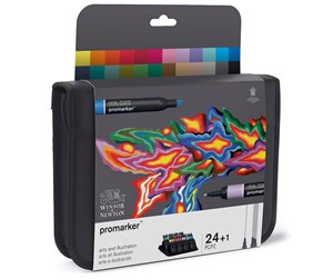 Skrive- & Tegneverktøy - Winsor & Newton Promarker 24 Arts & Illustration - 832381