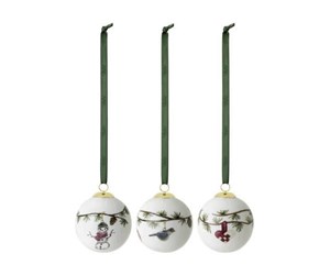 Dekorasjon - Kähler - Hammershøi Christmas baubles 3 pc - 693267