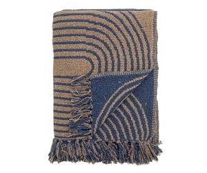 Dekorasjon - Bloomingville - Tiffanie Throw - Blue - Cotton (82054471) - 82054471