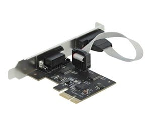 Nettverksadapter - DeLOCK PCI Express Card to 2 x Serial RS-232 - 90001