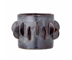 Dekorasjon - Bloomingville - Roza Flowerpot Grey Stoneware (82060456) - 82060456