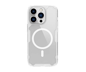 Mobil - Deksel og etui - Nillkin Nature TPU Pro magnetic case for Apple iPhone 14 Pro (white) - 6902048248595