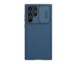 Mobil - Deksel og etui - Nillkin CamShield case for Samsung Galaxy S22 Ultra (blue) - 6902048235335