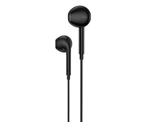 Hodetelefoner - Foneng Inclined in-ear remote earphones EP100 (black) - EP100 Black