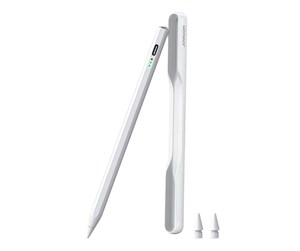 Nettbrett - Andre tilbehør - Joyroom JR-X12 active stylus with replaceable tip (white) - JR-X12