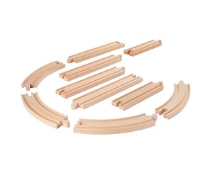 Treleker - Eichhorn Train Tracks Tracks Playset 10 pieces. - 100006403