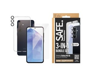 Mobil - Beskyttelsesglass - SAFE. by PanzerGlass 3-in-1 Protection Pack Samsung Galaxy A55 5G - BSAFE95691