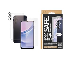 Mobil - Beskyttelsesglass - SAFE. by PanzerGlass 3-in-1 Protection Pack Samsung Galaxy A15 | A15 5G - BSAFE95679