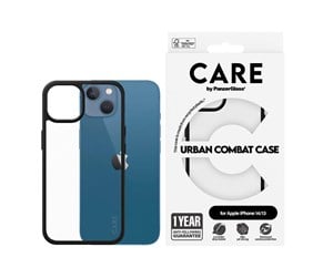 Mobil - Deksel og etui - CARE by PanzerGlass Flagship Case Transparent Urban Combat w. Clear Frame iPhone 14 | 13 - PANZER1463