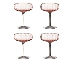 Servering & Servise - SØHOLM - 4 pcs - Sonja champagne/cocktail glas - Peach - 16452ep