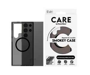 Mobil - Deksel og etui - CARE by PanzerGlass Flagship Case Urban Combat Smokey w. Black QI Compatible Samsung Galaxy S24 Ultra - PANZER1158