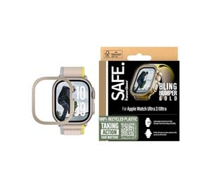 Smartklokke - Tilbehør - SAFE. by PanzerGlass Bling Bumper Gold Apple Watch Ultra 2 - SAFE95914