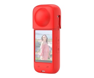 Actionkamera  - Tilbehør - Puluz Silicone protective case for Insta360 X4 (red) - PU985R