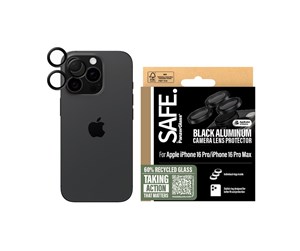 Mobil - Beskyttelsesglass - SAFE. by PanzerGlass Camera Lens Protector Black iPhone iPhone 16 Pro | 16 Pro Max - SAFE95891