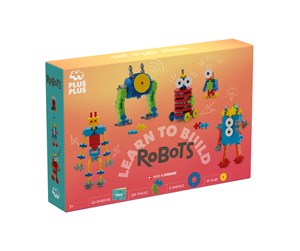 Byggesett - Plus-Plus Learn to Build Robots 250 pcs - 3963