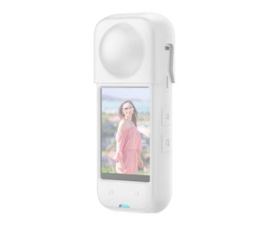 Actionkamera  - Tilbehør - Puluz silicone protective case for Insta360 X4 (white) - PU985W