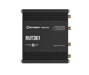 Ruter - Teltonika RUT361 - wireless router - WWAN - Wi-Fi - 3G 4G - DIN rail mountable wall-mountable surface-mountable - Wireless router N Standard - 802.11n - RUT361100000