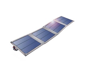 Kraftstasjon - Choetech SC004 14W Foldable Solar Charger 1xUSB (gray) - SC004