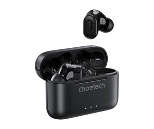 Hodetelefoner - Choetech TWS BH-T15 ANC+ENC Wireless Headphones (black) - BH-T15