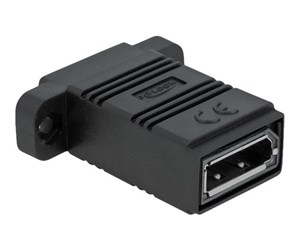 Skjermkabel - DeLOCK Easy 45 - Snap-in Module - Black - 81309