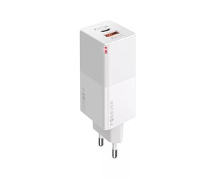 Mobil - Adaptere og ladere - Forever 65W USB-C PD & USB-A QC - White - GSM099199