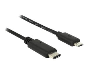 USB - DeLOCK - USB-C Cable - 24 pin USB-C to Micro-USB Type B - 50 cm - 83333