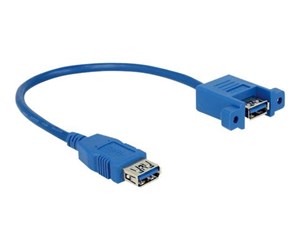 USB - DeLOCK - USB Adapter - USB Type A to USB Type A - 25 cm - 85111