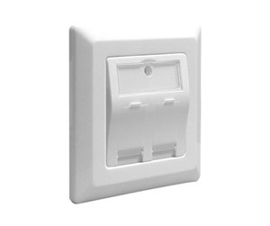 Tilbehør - DeLOCK Keystone Wall Outlet - 86202