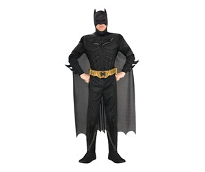 Kostymer - Rubies Deluxe Adult Costume - Batman (Size M) - 880671M000