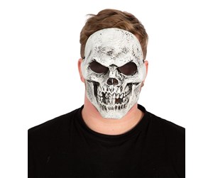 Kostymer - Hisab Joker Halloween - Hard Scull Mask - 97222