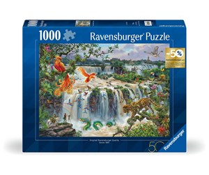 Puslespill - Ravensburger Puzzle Fantastic Waterfall of Iguazú 1000p - 12001090