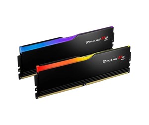 RAM - G.Skill Ripjaws M5 RGB DDR5-6000 - 32GB - CL36 - Dual Channel (2 pcs) - Intel XMP - Svart med RGB - F5-6000J3636F16GX2-RM5RK