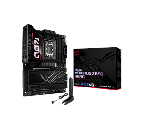 Hovedkort - ASUS ROG MAXIMUS Z890 HERO Hovedkort - Intel Z890 - Intel LGA1851 socket - DDR5 RAM - ATX - 90MB1ID0-M0EAY0