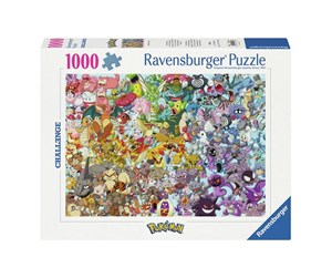 Puslespill - Ravensburger Puzzle Challenge Pokémon 1000p - 12000460