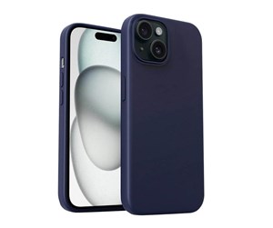 Mobil - Deksel og etui - Aukey PC-GJ10B case for iPhone 15 Plus (storm blue) - PC-GJ10B Storm Blue