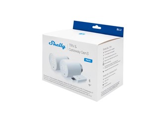 Smarthus - Shelly BLU TRV 2-Pack + BLU Gateway Gen3 - Shelly-BLU-TRV-2PC