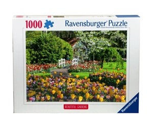 Puslespill - Ravensburger Puzzle Beautiful Gardes - Keukenhof Gardens - Netherlands 1000p - 12000851