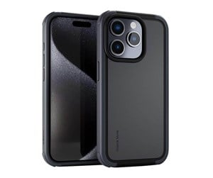 Mobil - Deksel og etui - Aukey PC-UG10C case for iPhone 15 Pro (dark gray) - PC-UG10C Dark Gray