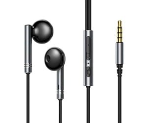 Hodetelefoner - Joyroom Wired Earphones JR-EW06 Half in Ear (Dark Gray) - JR-EW06 Dark Gray