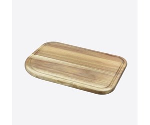 Kjøkkentilbehør - Point Virgule - Acacia wood cutting board with groove 30x19.5cm - PV-LIV-3074