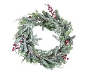 Dekorasjon - Det Gamle Apotek DGA - Christmas Wreath w/ice finish (15961220) - 15961220