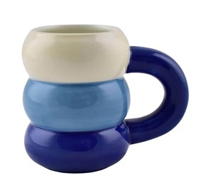 Servering & Servise - QUE RICO - Mug - Barcelona - Amor Del Color (Blue) (148-01116) - 148-01116