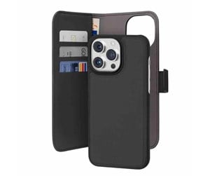 Mobil - Deksel og etui - Puro Wallet Black - iPhone 15 Pro Max - PUIPC15P67BOOKC3BLK